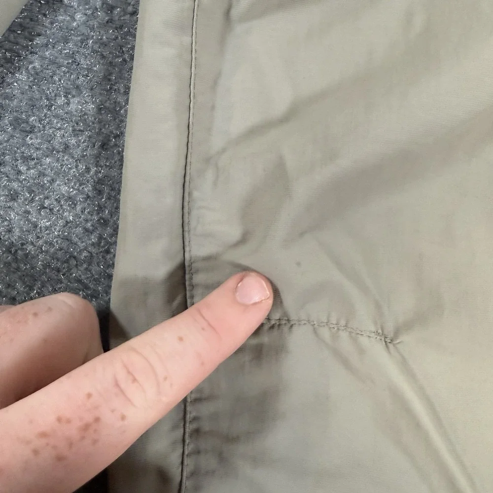 REI Pants Mens Large (Fits 30x31) Tan Beige Cargo Nylon UPF‎ 50+ Hiking Outdoors